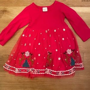 Hanna Andersson Tulle Skirt Holiday Dress 18-24 mos